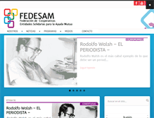 Tablet Screenshot of fedesam.coop